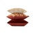 Warm terra-cotta, deep ochre, and sultry red creates a radiant atmosphere, that promises a touch of elegance for your...