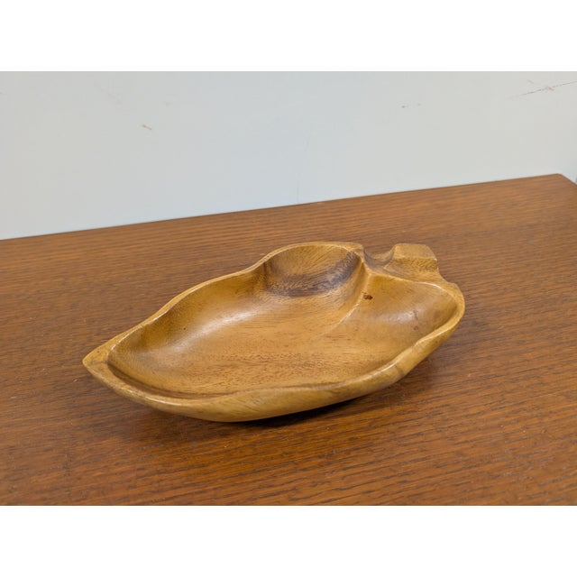 Mid 20th Century Hand Carved Root Wooden Bowl For Sale - Image 5 of 7