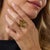 Chaumet Chaumet French Vintage 18k Yellow and White Gold Ring, Size 6.75 For Sale - Image 4 of 5