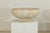 Late 20th Century Large Artisan Ceramic Bowl with Cream and Sand Textured Glaze on Pedestal Base For Sale - Image 5 of 18