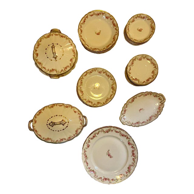 Late 19th Century Gda Limoges From Museum Exhibition- 51 Pieces For Sale