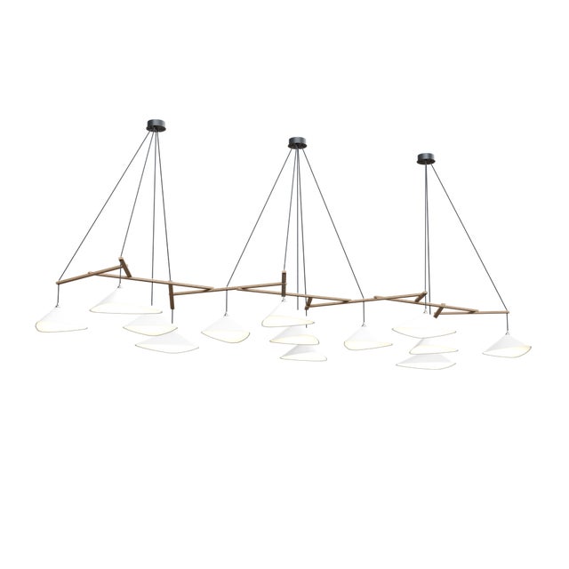 Emily is a series of handmade sheet steel lampshades in various finishes and spatial arrangements. _ Emily was inspired by...