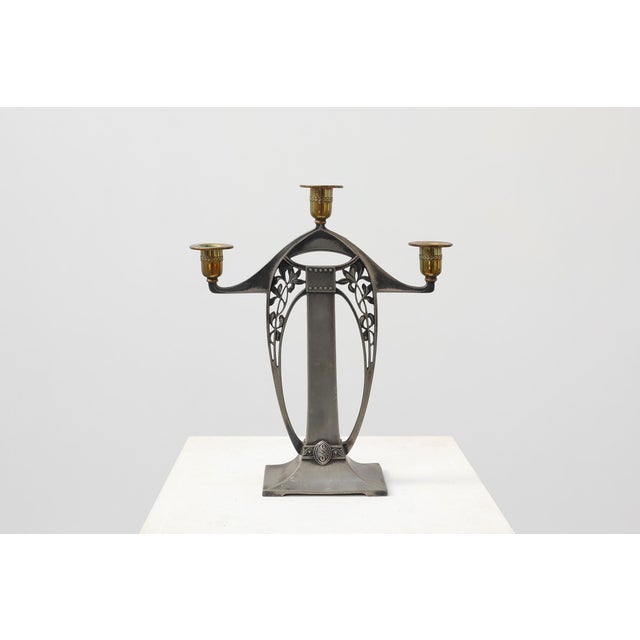 Antique Art Nouveau Candleholder from WMF, 1890s For Sale - Image 11 of 11