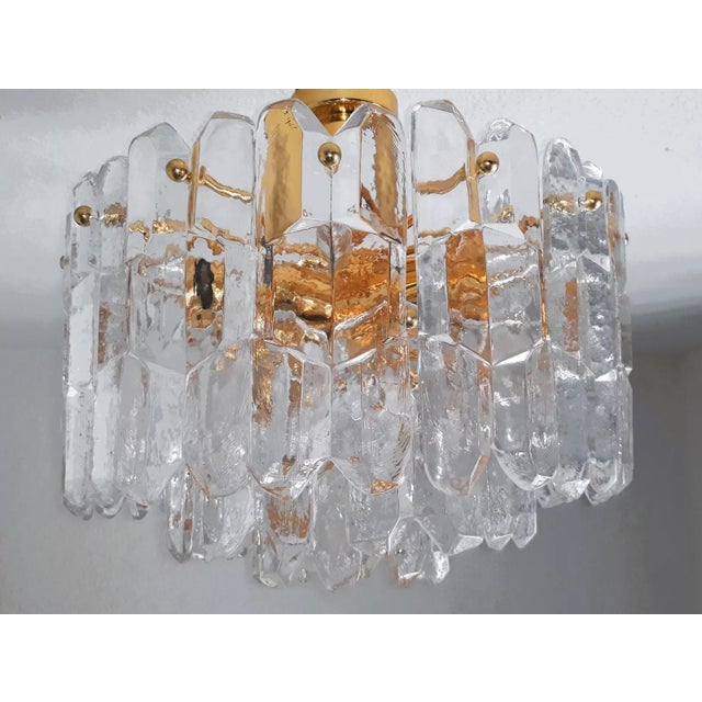 Ceiling Lamp Model 5457 in Brass & Glass by J. T. Kalmar for Kalmar, 1960s For Sale - Image 18 of 18