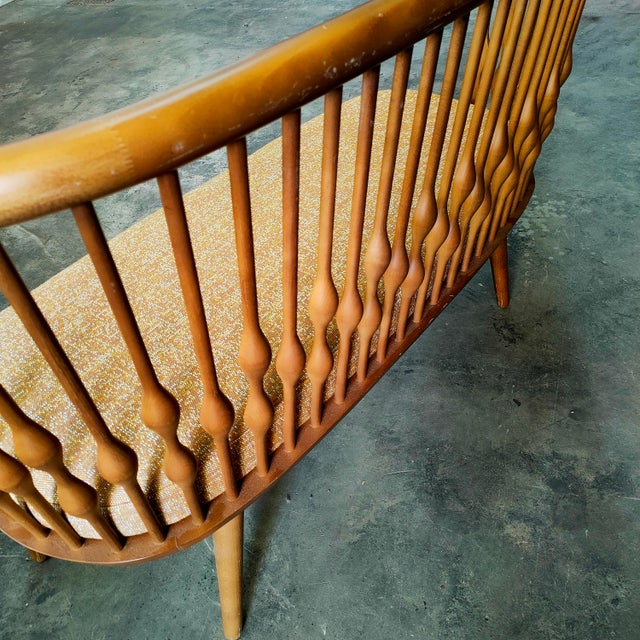 Brown Set of Nub Bench Sofa and Chair by Patricia Urquiola for Andreu World, 1990, Set of 2 For Sale - Image 8 of 9