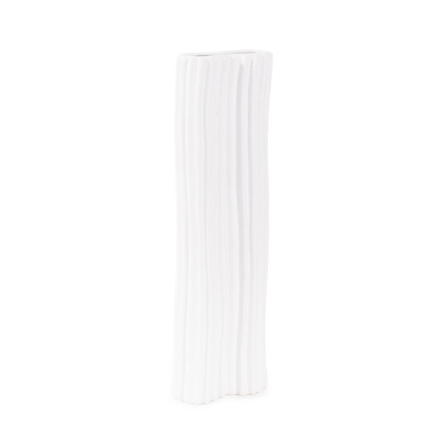 The Hirst Contemporary Vase, has intricate rippling details across its entire body, the abstract shape of this vase offers...