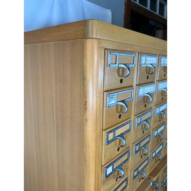 Vintage Remington Rand Library Card Catalog Chairish