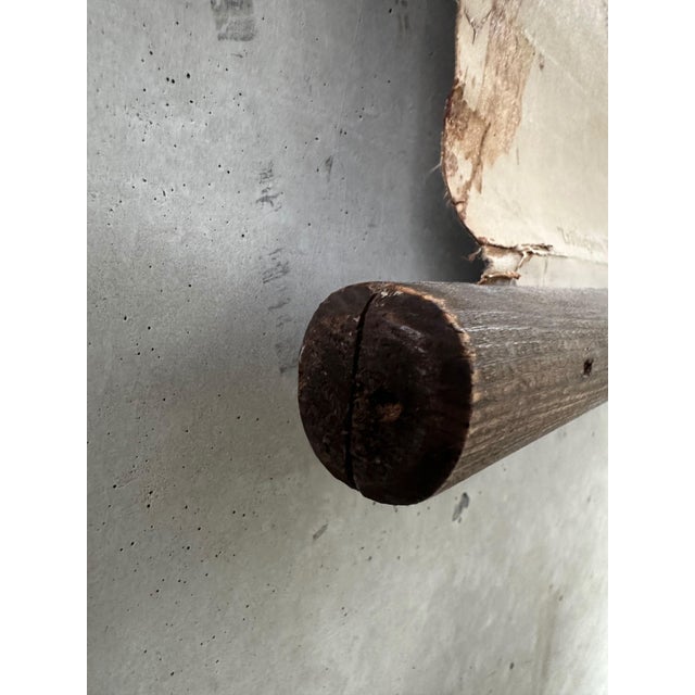 Black Vintage Periodic Table of the Elements School Chart in Linen by Paul Pfurtscheller, 1920s For Sale - Image 8 of 14