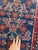 Blue Antique Runner Long & Narrow Over-sized Rug 2.11 x 16.8 For Sale - Image 8 of 15