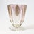 Art Deco Golden Medallion Glass Vase, 1930s, in Good conditions. Designed 1920 to 1949