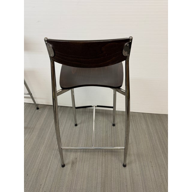 Sergio Mian for Altek Italia Design Baba Counter Bar Stools, Pair For Sale - Image 10 of 12