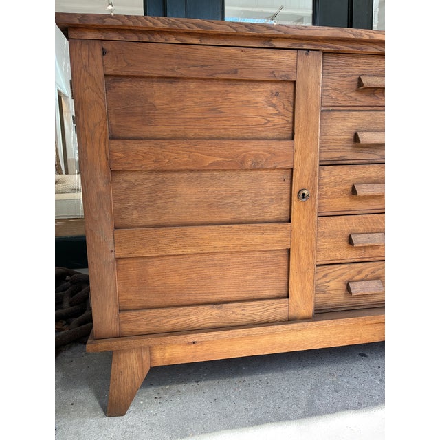 Wood 1940s Rene Gabriel Sideboard For Sale - Image 7 of 18