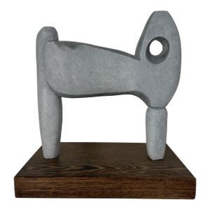 Abstract Marble Sheep Sculpture by Artist Scott Donadio