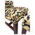 Brass Ralph Lauren High Back Tiger Dining Accent Chairs, Pair For Sale - Image 8 of 12