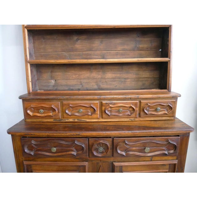 Antique Piedmontese Plate Rack Credenza, 19th Century For Sale - Image 4 of 16
