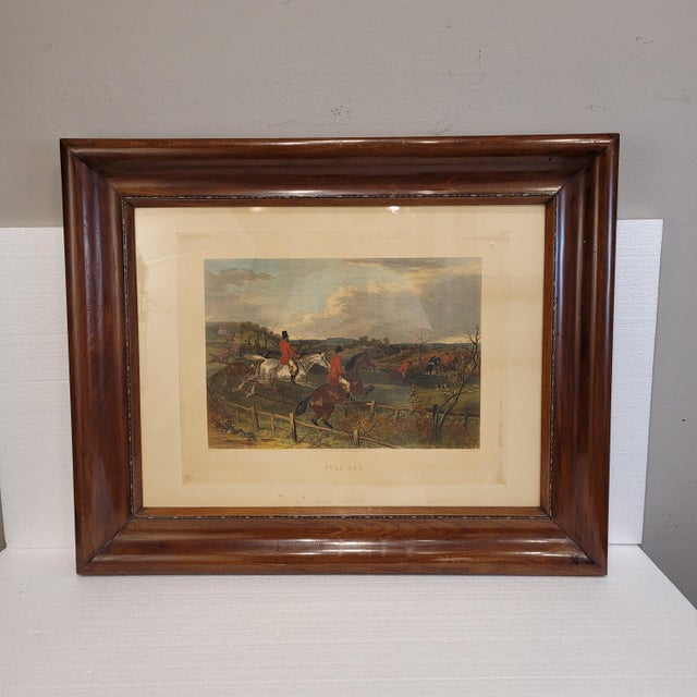 William J. Shayer, Full Cry, 1864, Engraving, Framed For Sale - Image 17 of 18