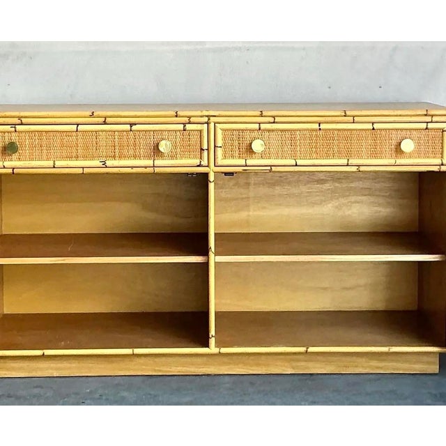 Tan Vintage Boho Bielecky Brothers Credenza For Sale - Image 8 of 12