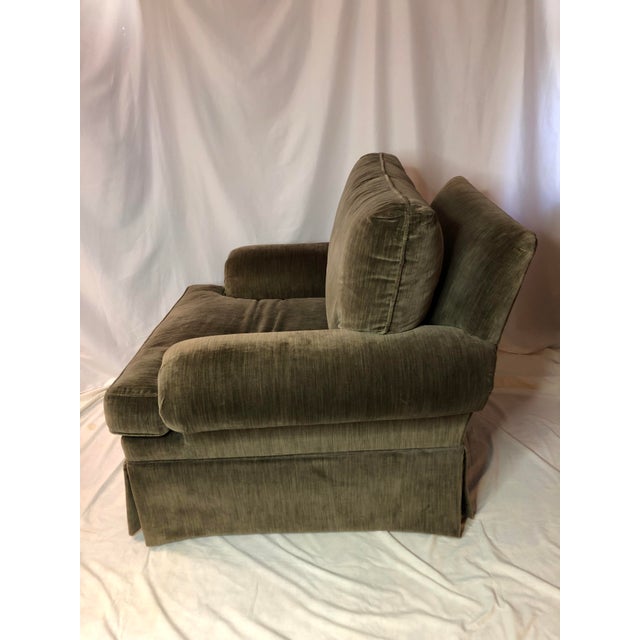 Green Velvet Oversized Chair seeds.yonsei.ac.kr