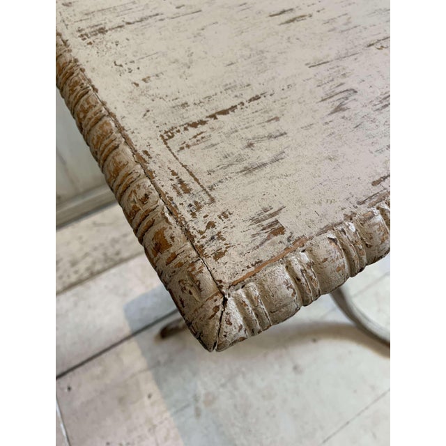 Wood Swedish Painted Tilt Top Table on Tripod Base, Early 19th Century For Sale - Image 7 of 13