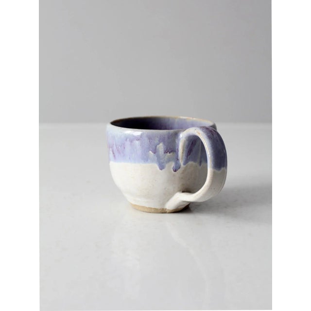 Late 20th Century Vintage Studio Pottery Mug For Sale - Image 5 of 11
