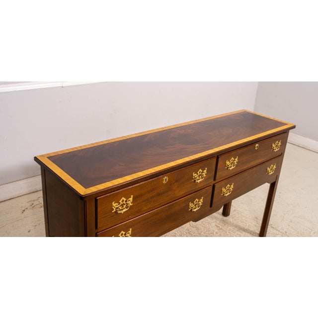 Wood 1990s Madison Square 4 Drawer Mahogany Server Commode For Sale - Image 7 of 16