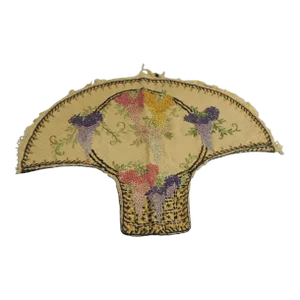 Vintage Victorian Basket Shape Pillow Cover