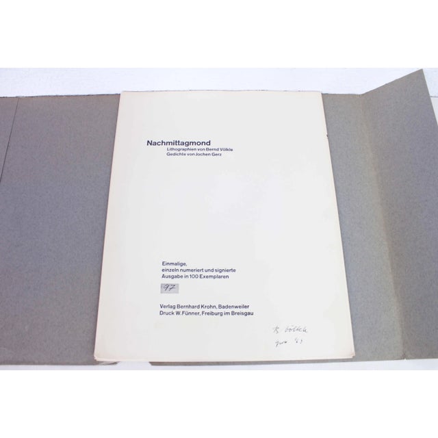 Bernd Völkle, Automne mortel, 1963, Lithograph For Sale - Image 11 of 12