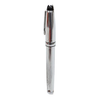 Meisterstück Silver-Plated Ballpoint Pen from Montblanc, 2000 For Sale