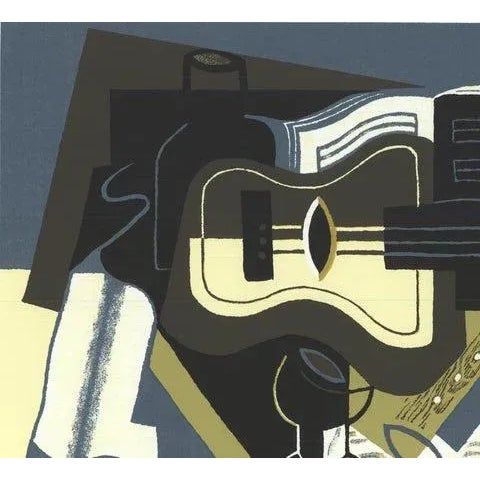 Contemporary Juan Gris Guitar and Clarinet, 1991 For Sale - Image 3 of 4