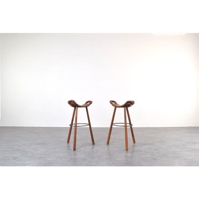 Brutalist Marbella Bar Stools by Sergio Rodriguez for Conform, 1970s, Set of 2 For Sale - Image 15 of 15