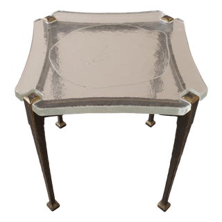 Lothar Klute Design Brutalist Coffee Table Forged Bronze, 1980 For Sale