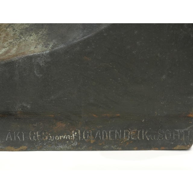 Early 20th Century The Archer Classical Bronze Male Nude Sculpture by Ernst Moritz Geyger For Sale - Image 11 of 11