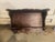 English Wooden Hanging Wall Shelf With 3 Brass Hooks For Sale - Image 3 of 5