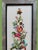 Vintage Textile Framed Wall Art Jacobean Panel Duo Crewel Embroidery Butterfly Bluebird For Sale - Image 4 of 12