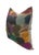 Pair of handcrafted pillows fashioned with Designers Guild Sashi Saffron in Multi fabric on the front and backed in a flax...