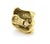 Mid 20th Century Kieselstein Cord 18K Yellow Gold Scroll Shell Clip On Earrings For Sale - Image 4 of 5