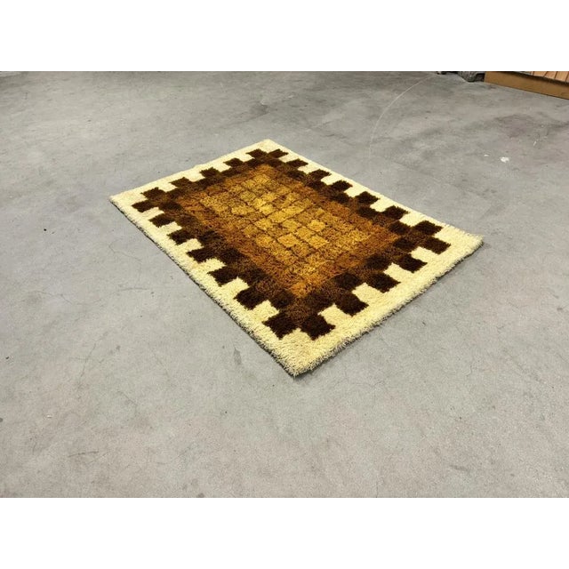 Beige Rug from Höjer Eksport Wilton, 1970s For Sale - Image 8 of 11