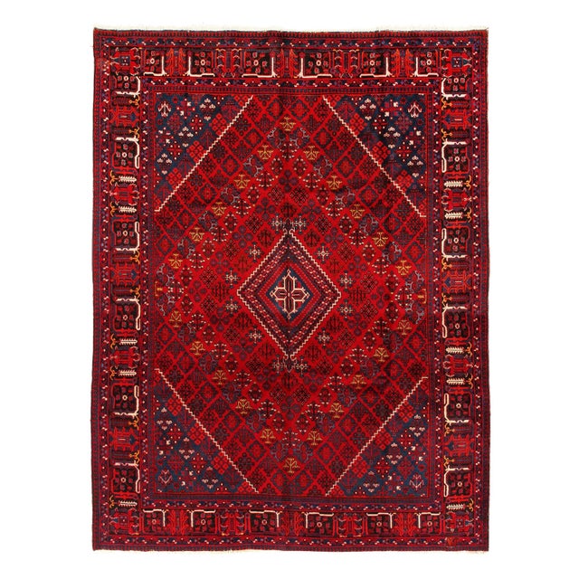 Red Persian Joshegan 10' 3'' X 13' 3'' For Sale - Image 4 of 4