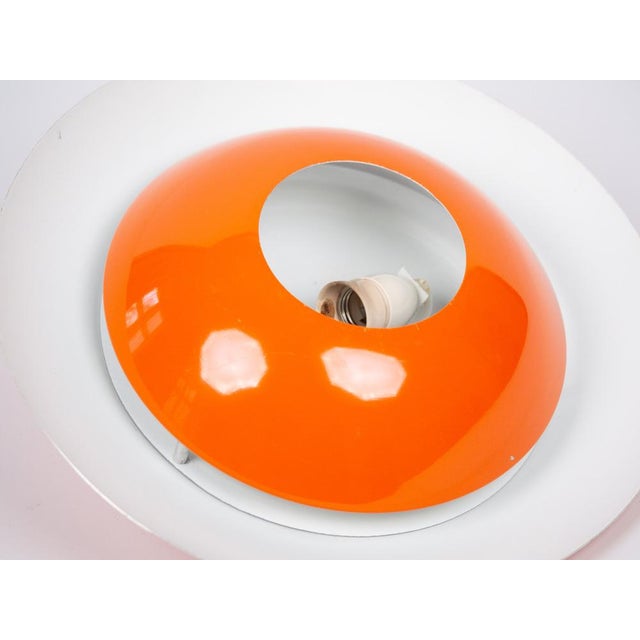 Metal Vintage Space Age Danish Lamp, 1970s For Sale - Image 7 of 13