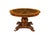 2020s 54 to 70 Inch Round Mahogany Jupe Table With Turned Column Base & Self-Storing Leaves, an Ap Exclusive by AntiquePurveyor For Sale - Image 5 of 16