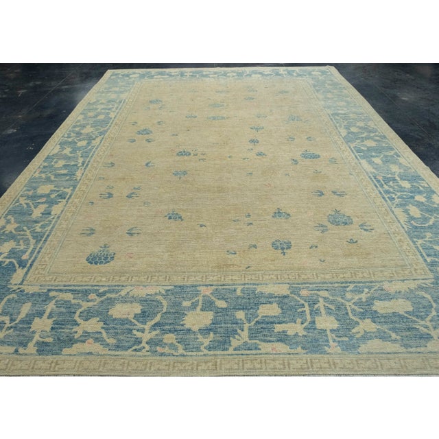 Turkish Oushak Rug 9'7" x 13'5" #18670 Explore a curated collection of hallway runners, wool rugs, and handmade...