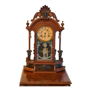 Ansonia "Triumph" Authentic 1890 Mirror-Side Parlor Clock