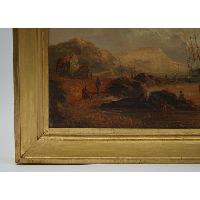 James Webb, Victorian Coastal, 1868, Oil Painting For Sale - Image 7 of 14