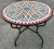 40" Chelhawiya Multi-Color Mosaic Dining Table For Sale - Image 4 of 7