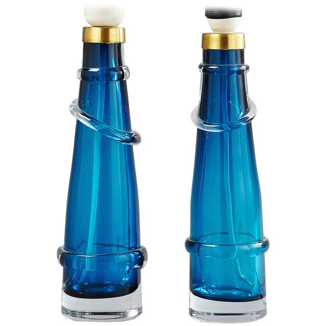 Orrefors Table Lamps by Orrefors - a Pair For Sale - Image 4 of 4