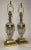 Mid-Century Modern Vintage Urn Style Brass Cut Crystal Electric Table Parlor Lamps - a Pair For Sale - Image 3 of 15