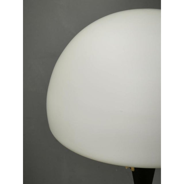 Black Space Age Brass and Opaline Glass Floor Lamp from Lidokov, 1960s For Sale - Image 8 of 12