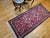 Textile Vintage Persian Lilian Rug, Handknotted Wool, Geometric Pattern, Red & Ivory, 3x7 For Sale - Image 7 of 18
