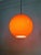 Vintage Orange Opaline Pendant Light from Lita, 1970s For Sale - Image 12 of 16