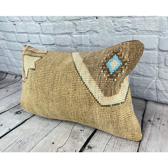 Vintage Pillow Case Turkish Rug Pillow Decorative Rug Pillow Dry cleaning only. PILLOW INSERT IS NOT INCLUDED